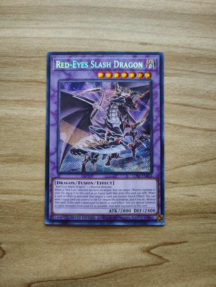 Yu-Gi-Oh! - Red-Eyes Slash Dragon 1x - LDS1-EN014