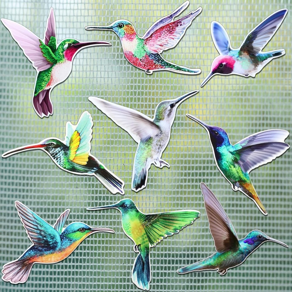 18 Pieces Humming Bird Screen Door Magnets Decorative Flexible Double Sided Magn