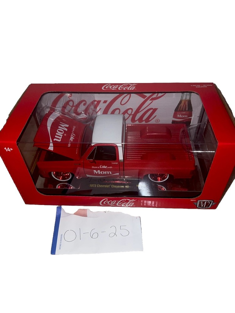 M2 Machines 1973 Chevrolet Cheyenne Coca-Cola MOM Chase Walmart Exclusive 1/24