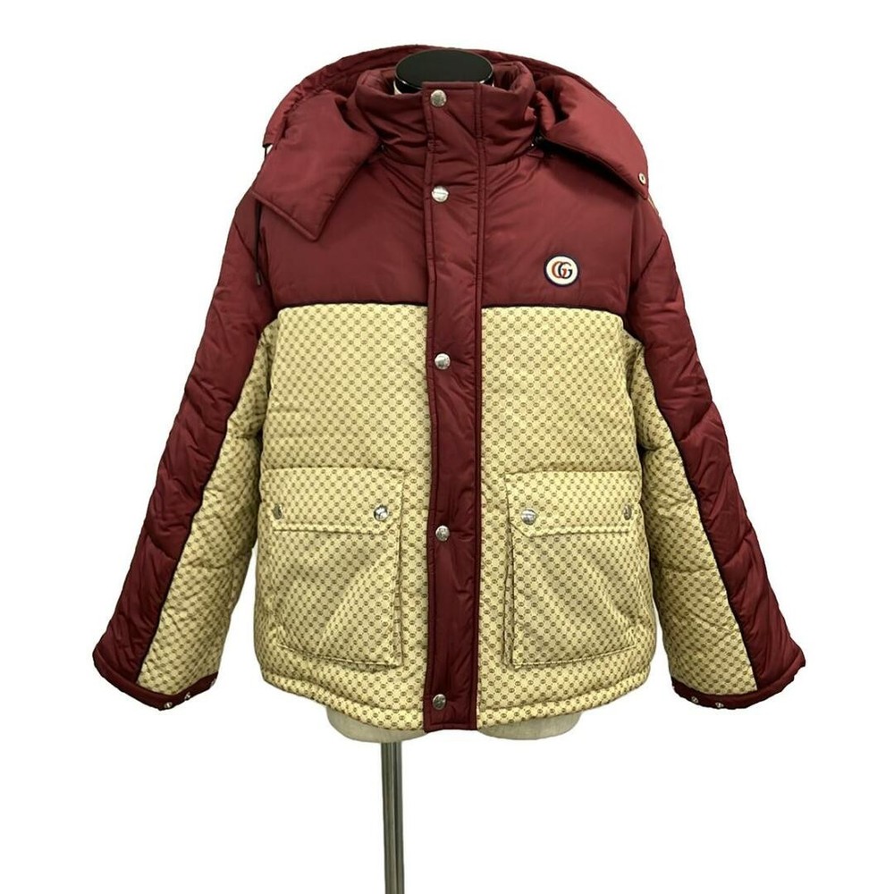 Gucci GG Parachute Nylon Padded Jacket for Men Size 42