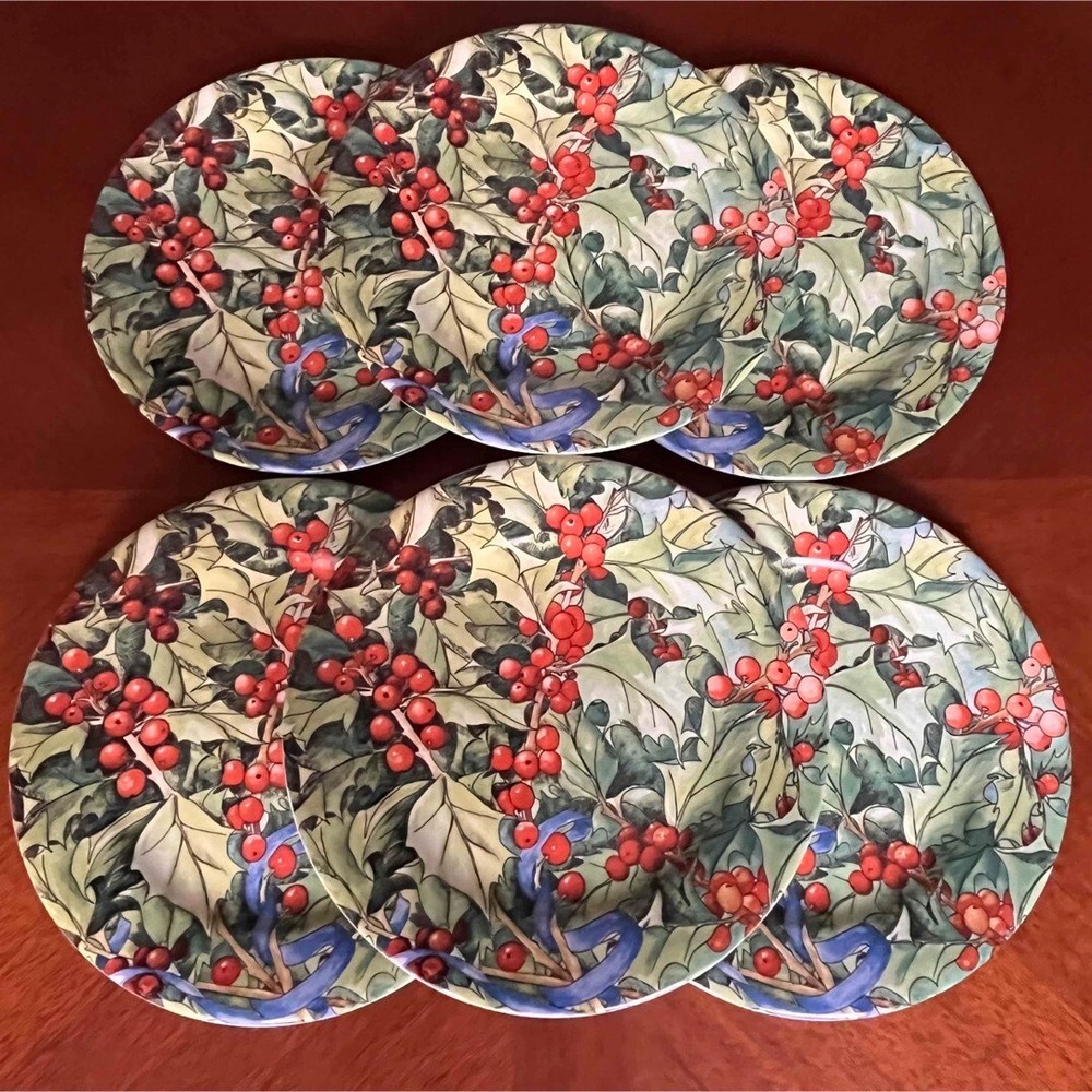 Gien #1 item French made LE HOUX Christmas plates 6 from Japan