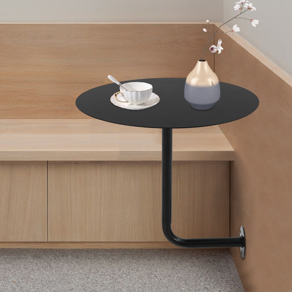 Wall Mounted Round Bar Table for Pub or Coffee Corner  