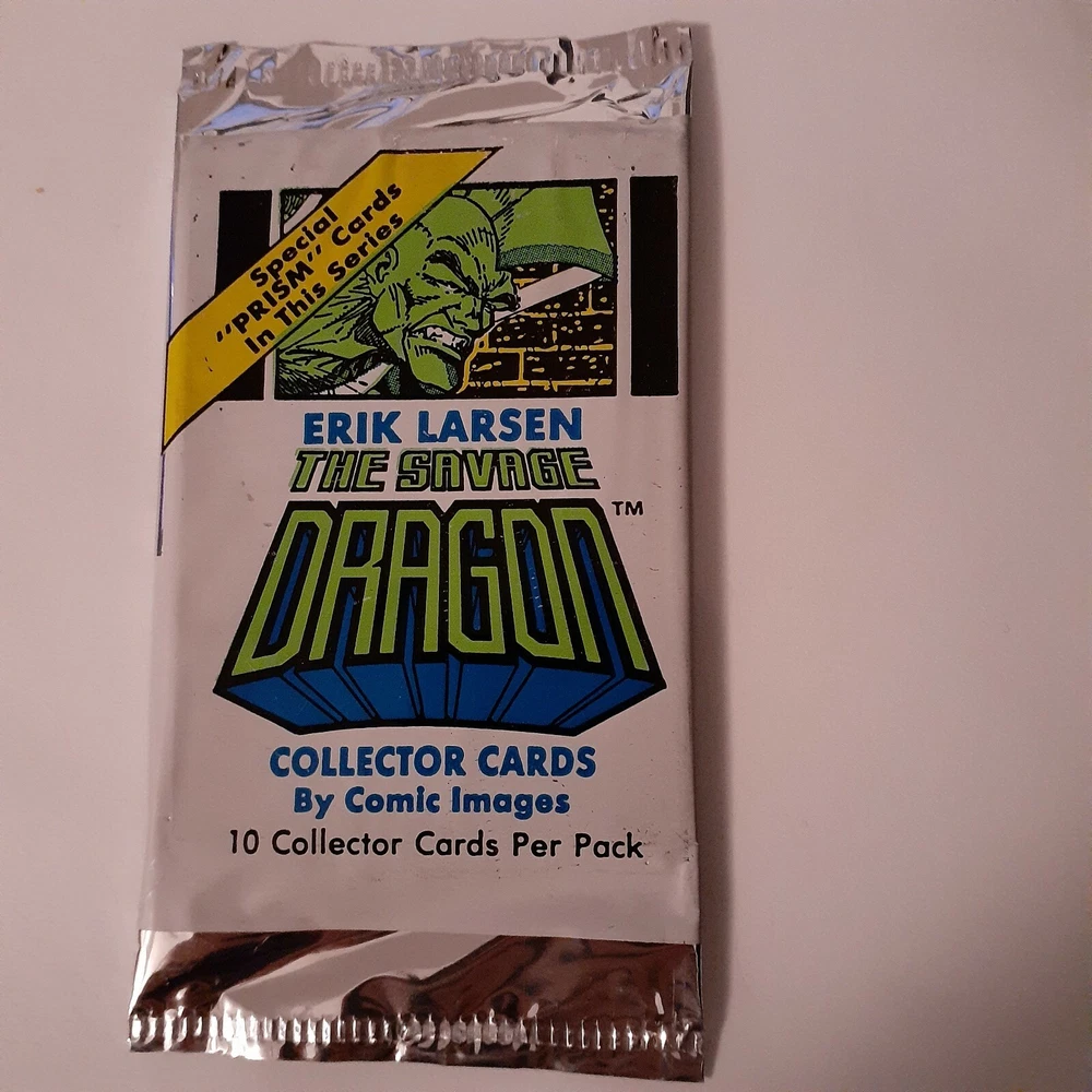 Vtg Pack Erik Larsen The Savage Dragon Collector Trading Cards Comic Images