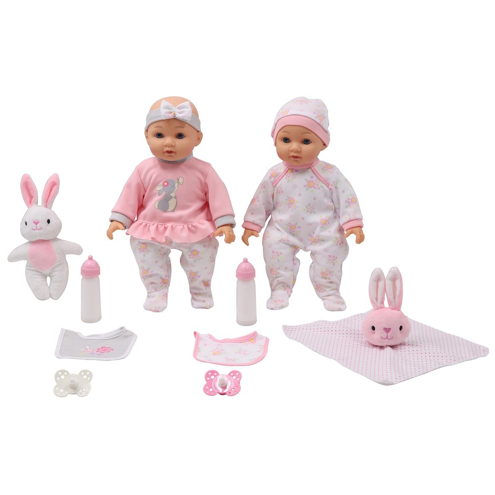 : Deluxe Twin Set - Bunny - 2 Lifelike 14