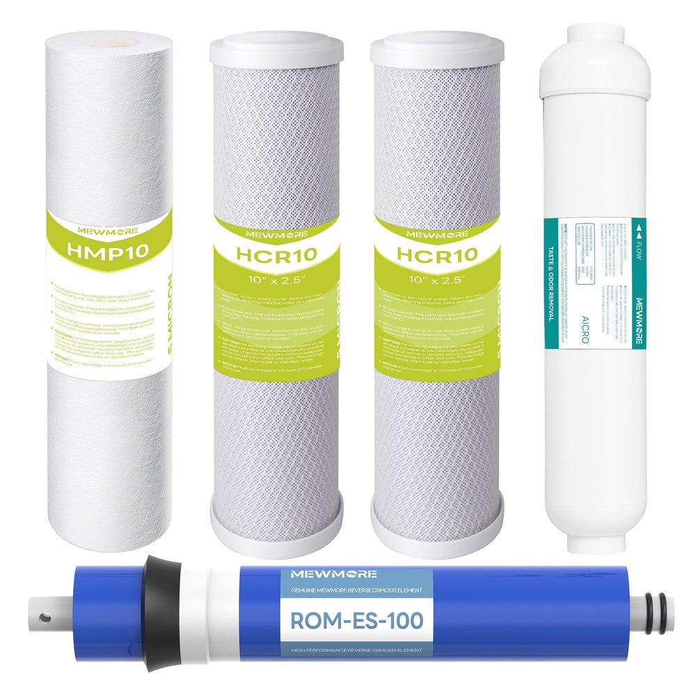 5-Stage 100 GPD RO Replacement Filter Kit for APEC Reverse Osmosis Systems