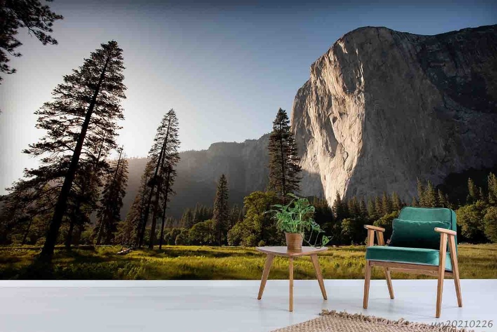 3D Mountains Forests Landscape Wall Murals Wallpaper Murals Wall Sticker
