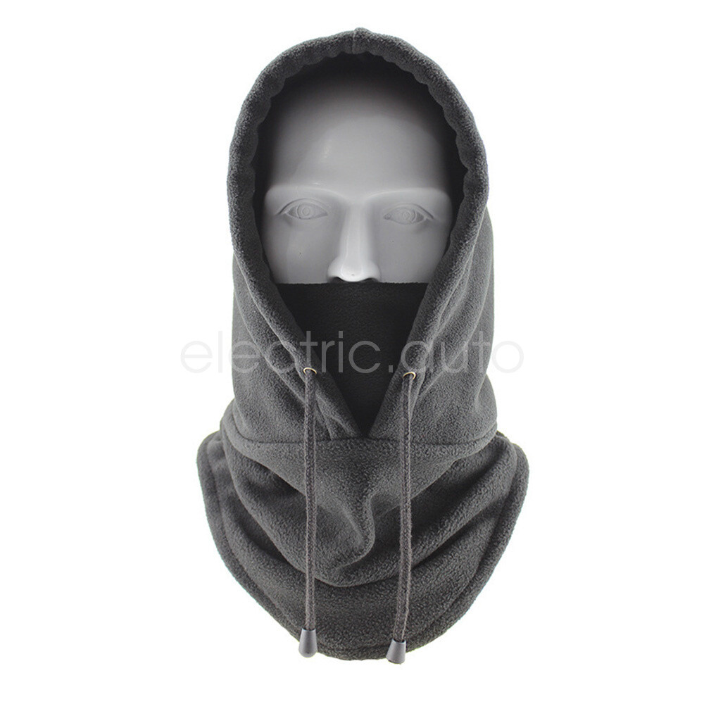 Winter Fleece Adjustable Balaclava Ski Mask Scarf Neck Warmer Thermal Head Hood