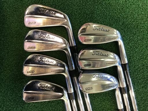 Titleist MB 718 Iron Set 4-9+PW Right Handed Used AMT Tour White S200 Steel Shafts