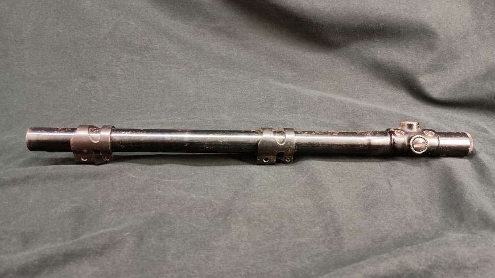 MOSSBERG VINTAGE M4D 4X Crosshair Reticle 3/4” Tube Blued Steel Rifle Scope