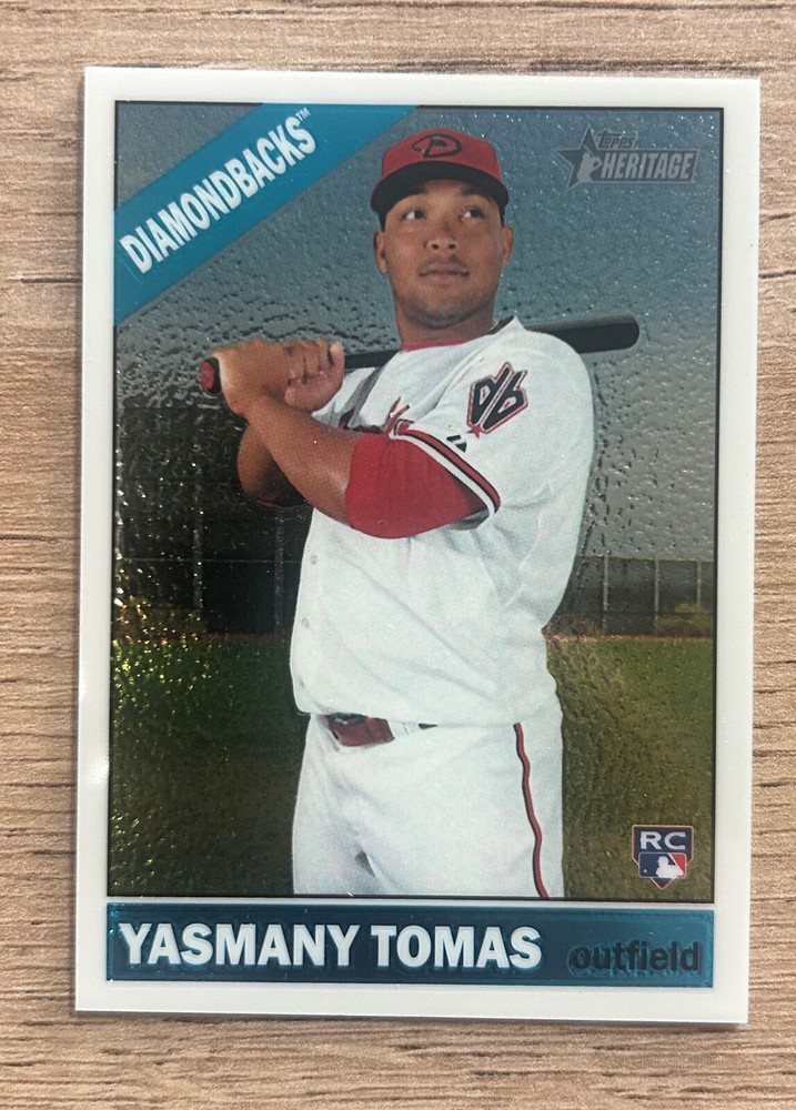 2015 Topps Heritage High Number Chrome /999 Yasmany Tomas #705 RC Arizona DBacks