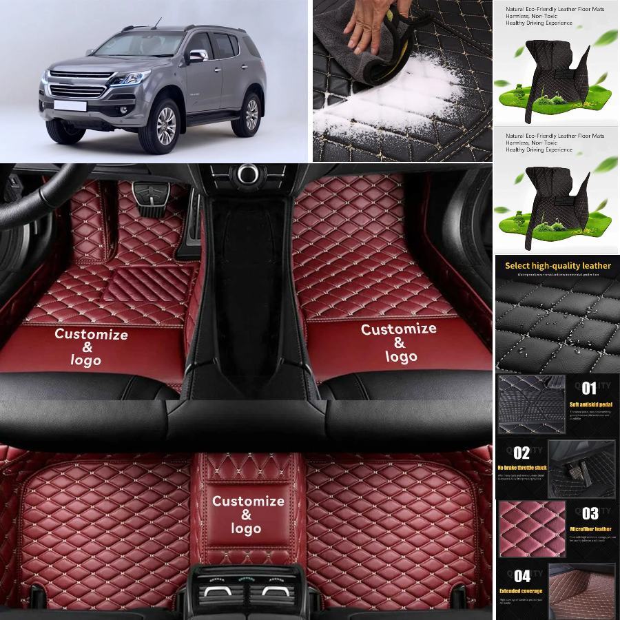 For Chevrolet Blazer Car Floor Mats All Weather Anti-Slip Carpets Handmde Luxury