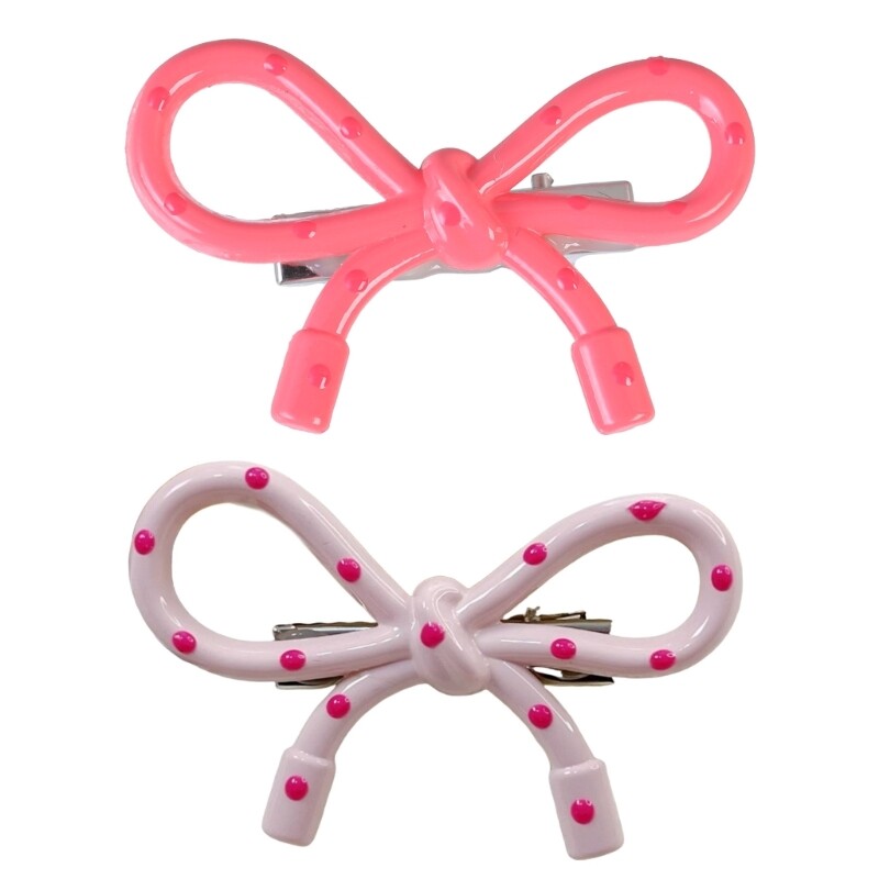 Cute Bowknot Hair Clip Ponytail Holder Stylish Hair Accessory