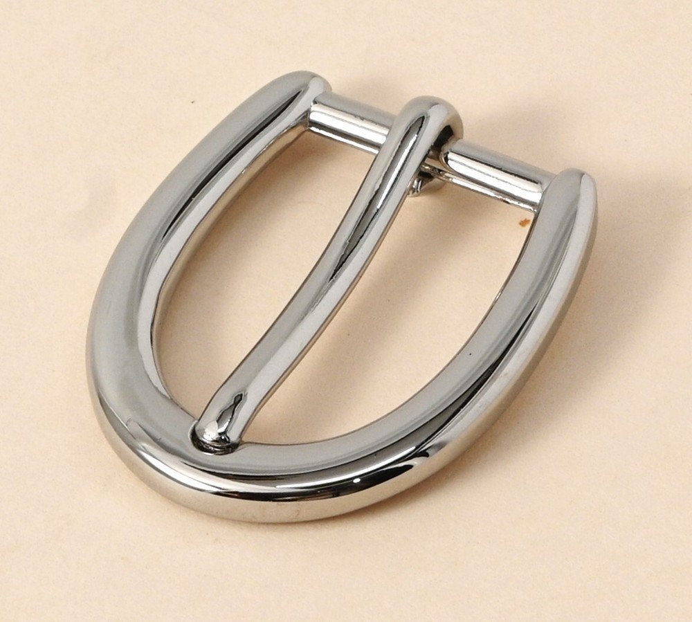 3/4 inch(20mm)(#411ab) BUCKLE  HORSE STYLE OPTIONAL KEEPER SILVER COLOR USA NEW