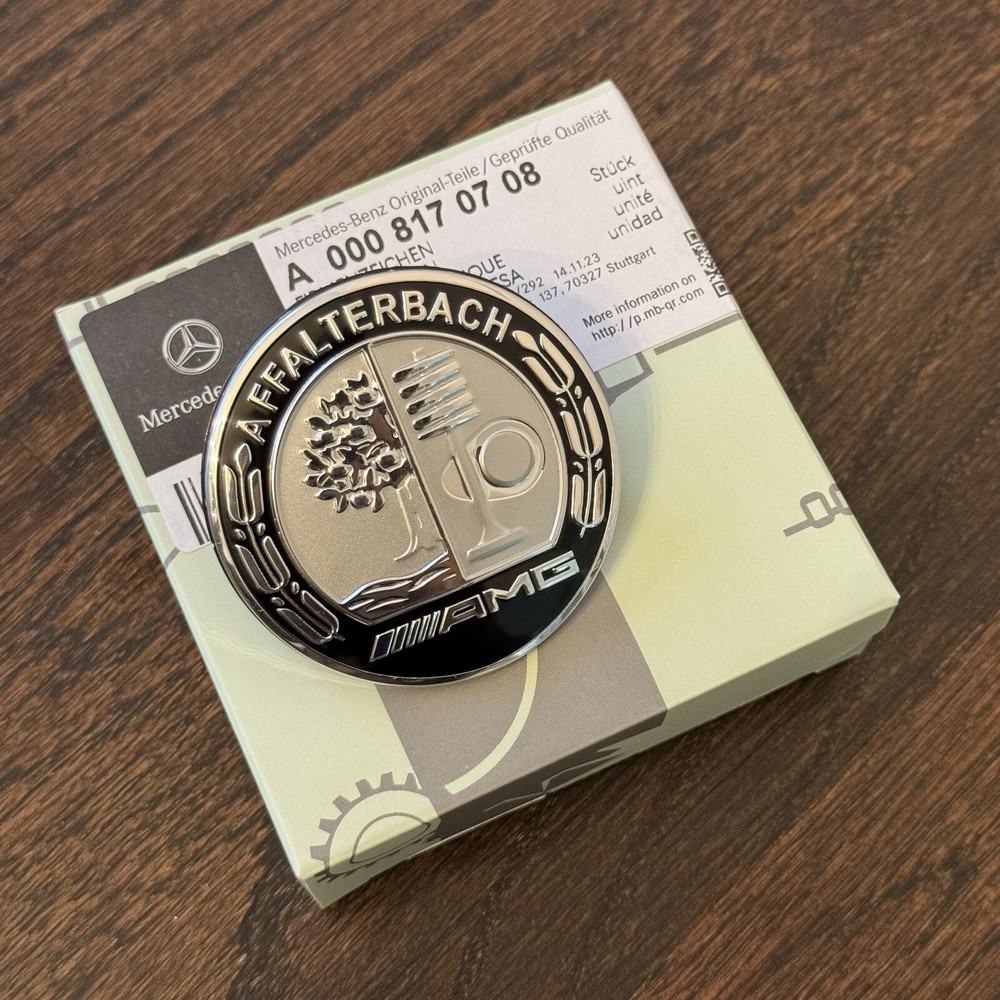 Affalterbach AMG Logo Front Hood Emblem Bonnet Badge For Mercedes C257 CLS CLASS