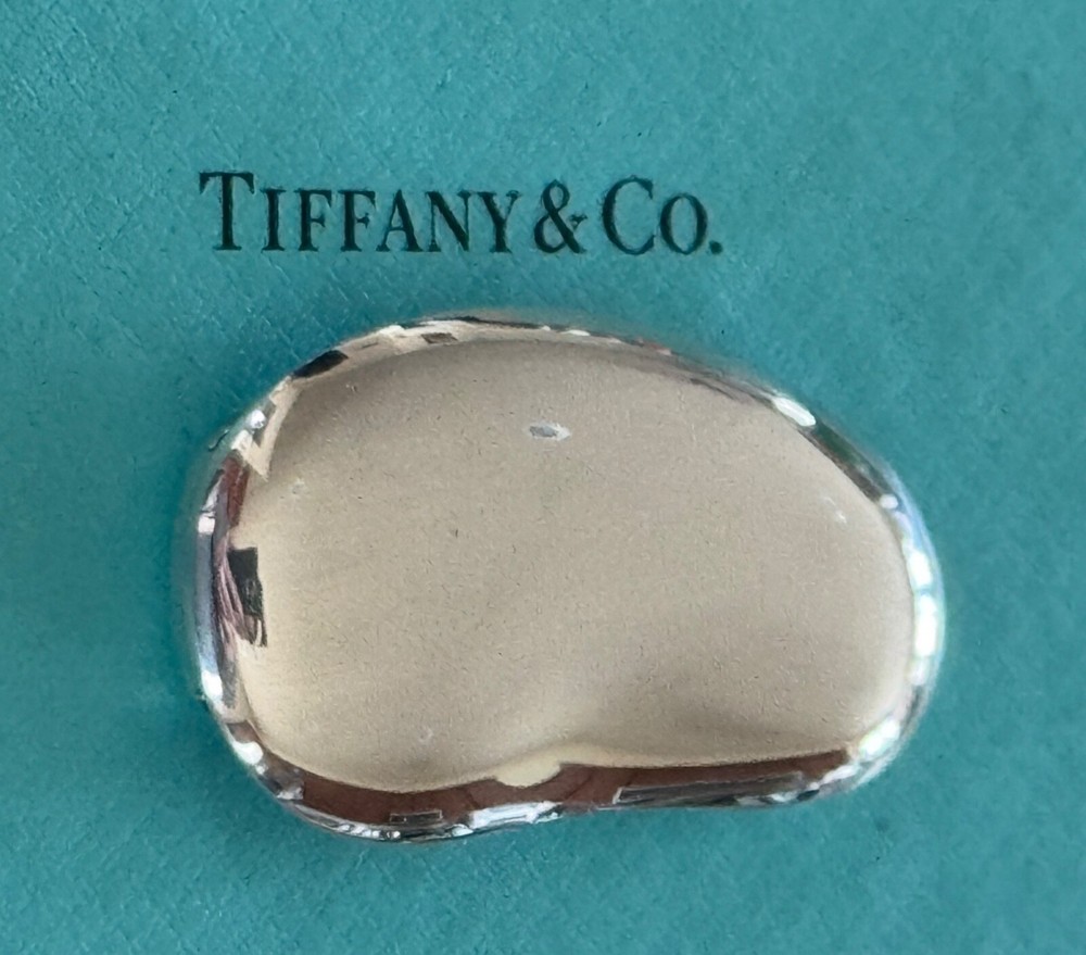 Tiffany & Co Elsa Peretti Bean Money Clip in 925 Sterling Silver