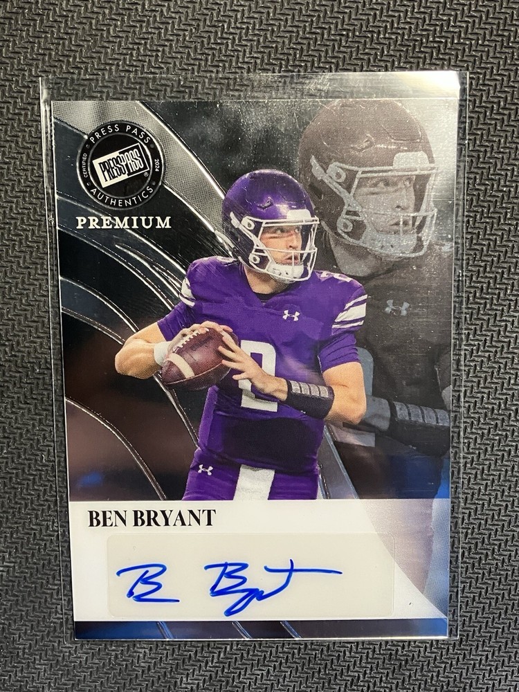 2024 Press Pass Premium Retro Autógrafo #RA-BB1 Ben Bryant 27/49 Northwestern