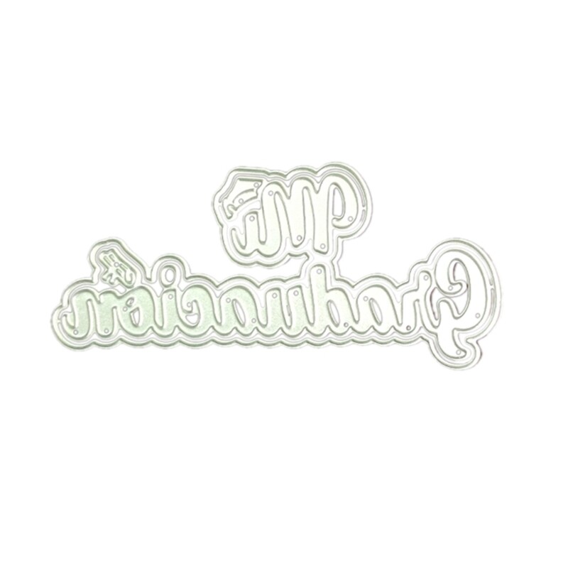 Graduation Card Metal Dies for DIY Scrapbooking and Photo Album Embellishment