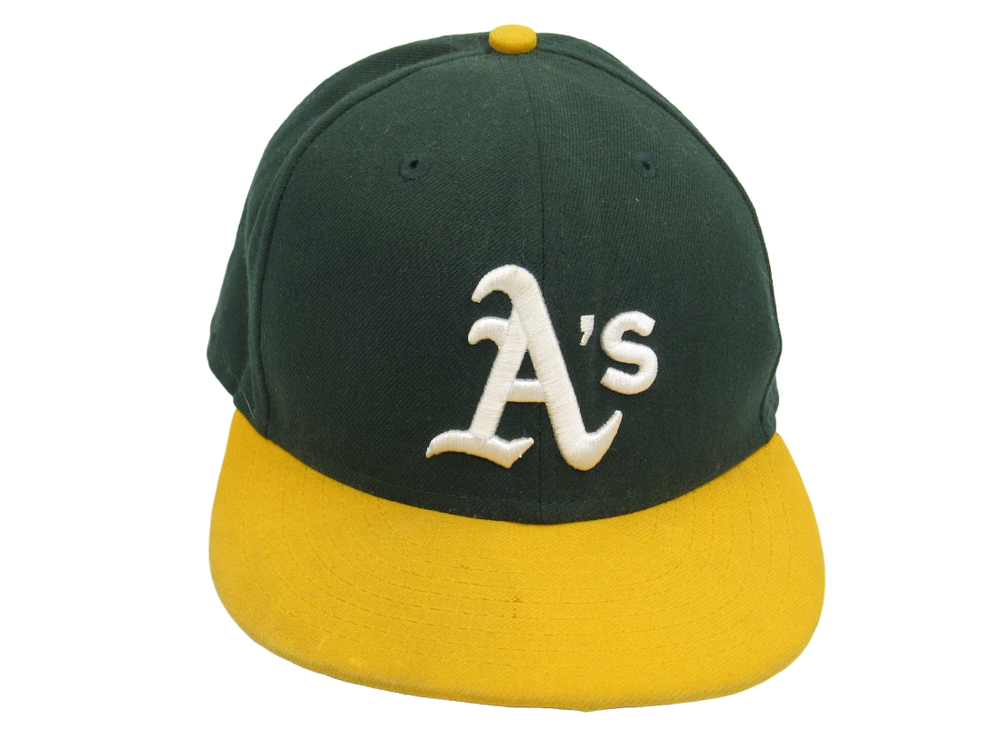 Oakland A's Hat New Era Cool Base 59Fifty Fitted 7 Official On Field Cap