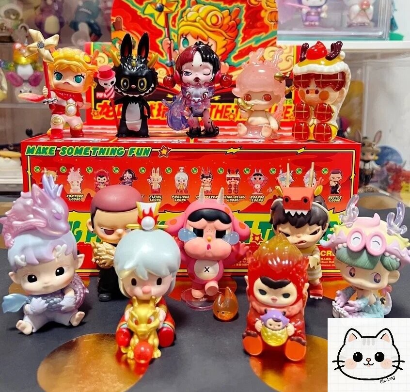 One Set Loong Presents the Treasure Series Blind Box Confirmed Figure Toy Gift