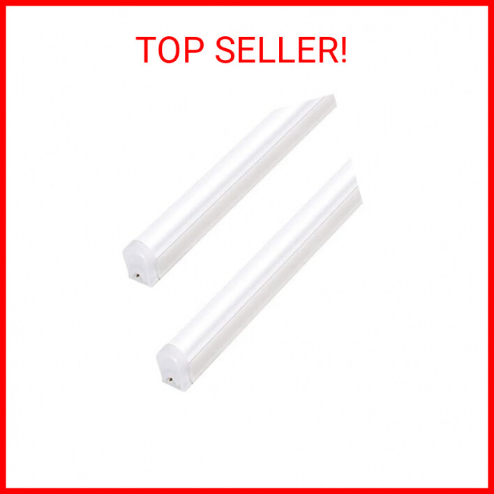 hykolity 2 Pack LED Shop Light 4FT, T5 Integrated Single Fixture, 22W, 2200lm, 6