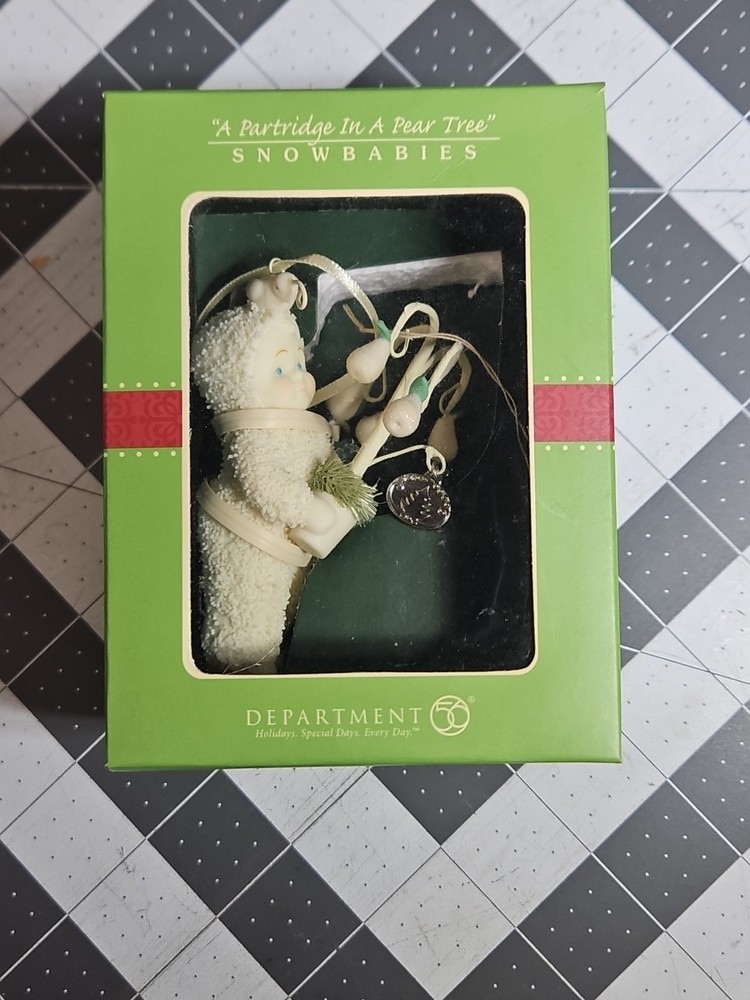 Dept 56 Snowbabies A Partridge In A Pear Tree 12 Days Series Ornament 56.69265 New in Box