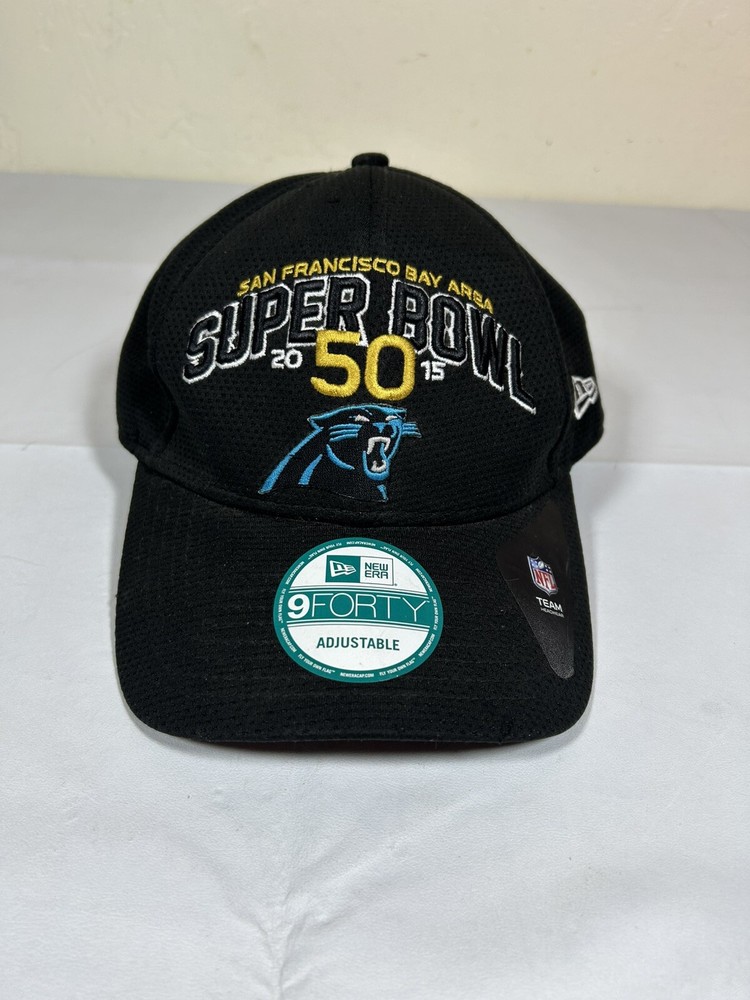 New Era 9Forty Carolina Panthers 2015 Super Bowl 50 Adjustable Hat Cap