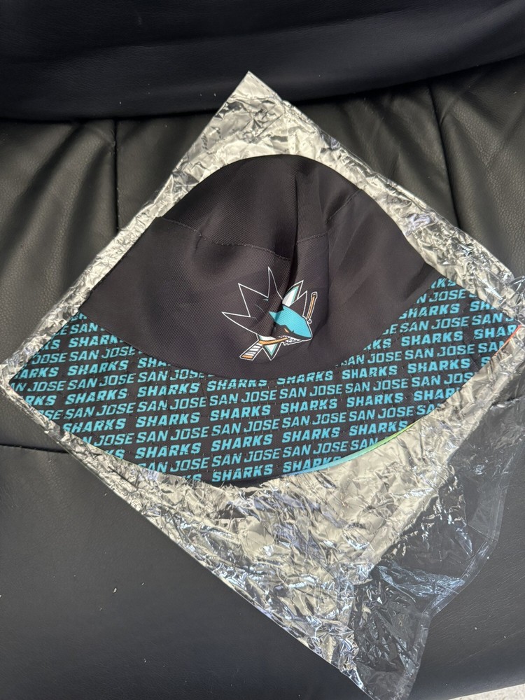 San Jose Sharks Pride Day Reversible Bucket Hat Stadium Give Away LGBTQ+ NIP SGA-image
