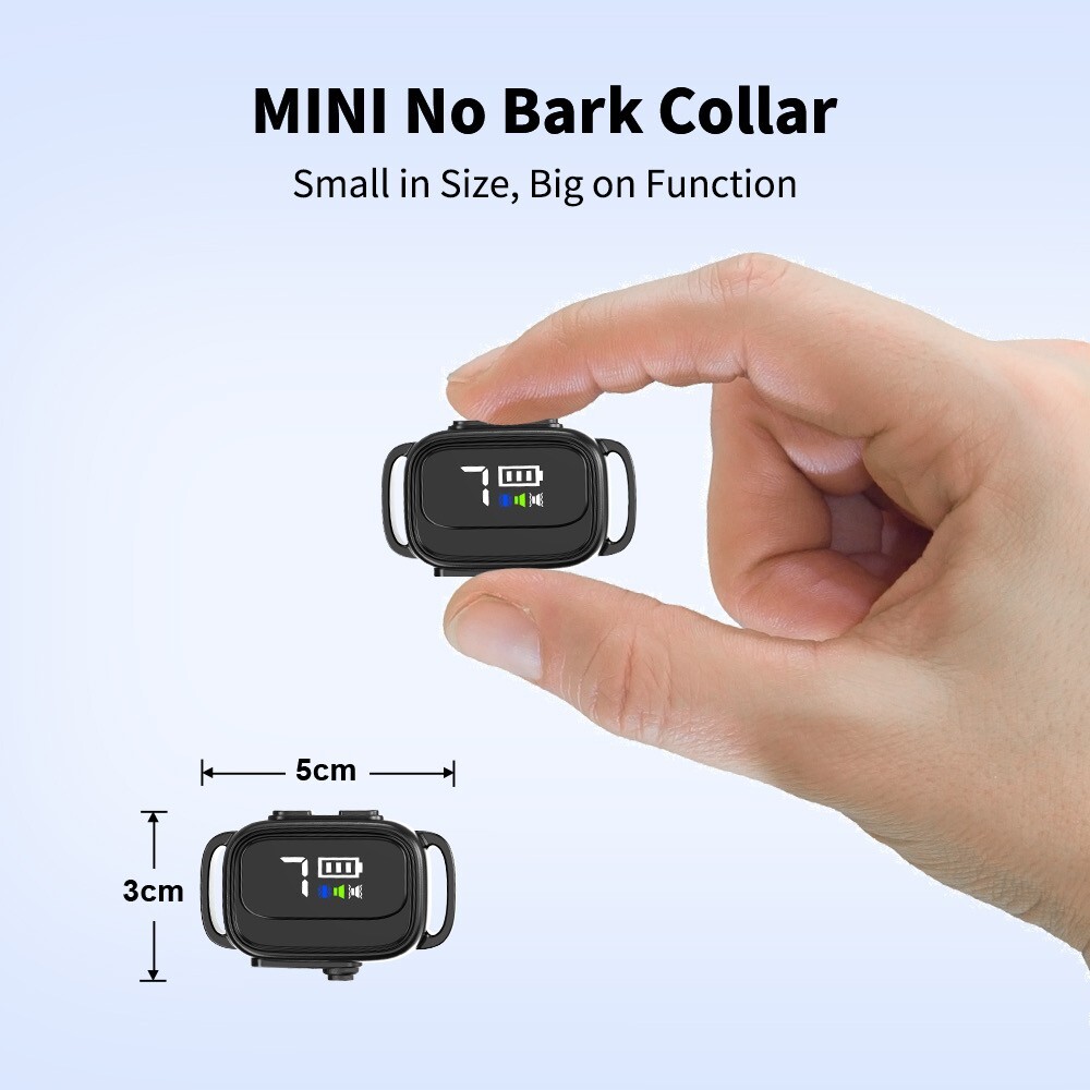 Bark Doctor Mighty SMART Mini Stop Barking Dogs Collar *Fits Teacup to 50kg Dogs