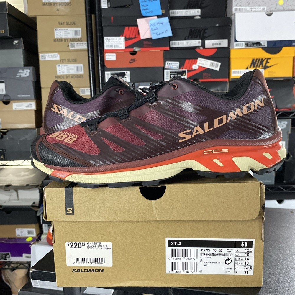 Size 13 - Salomon XT-4 Fiery Red