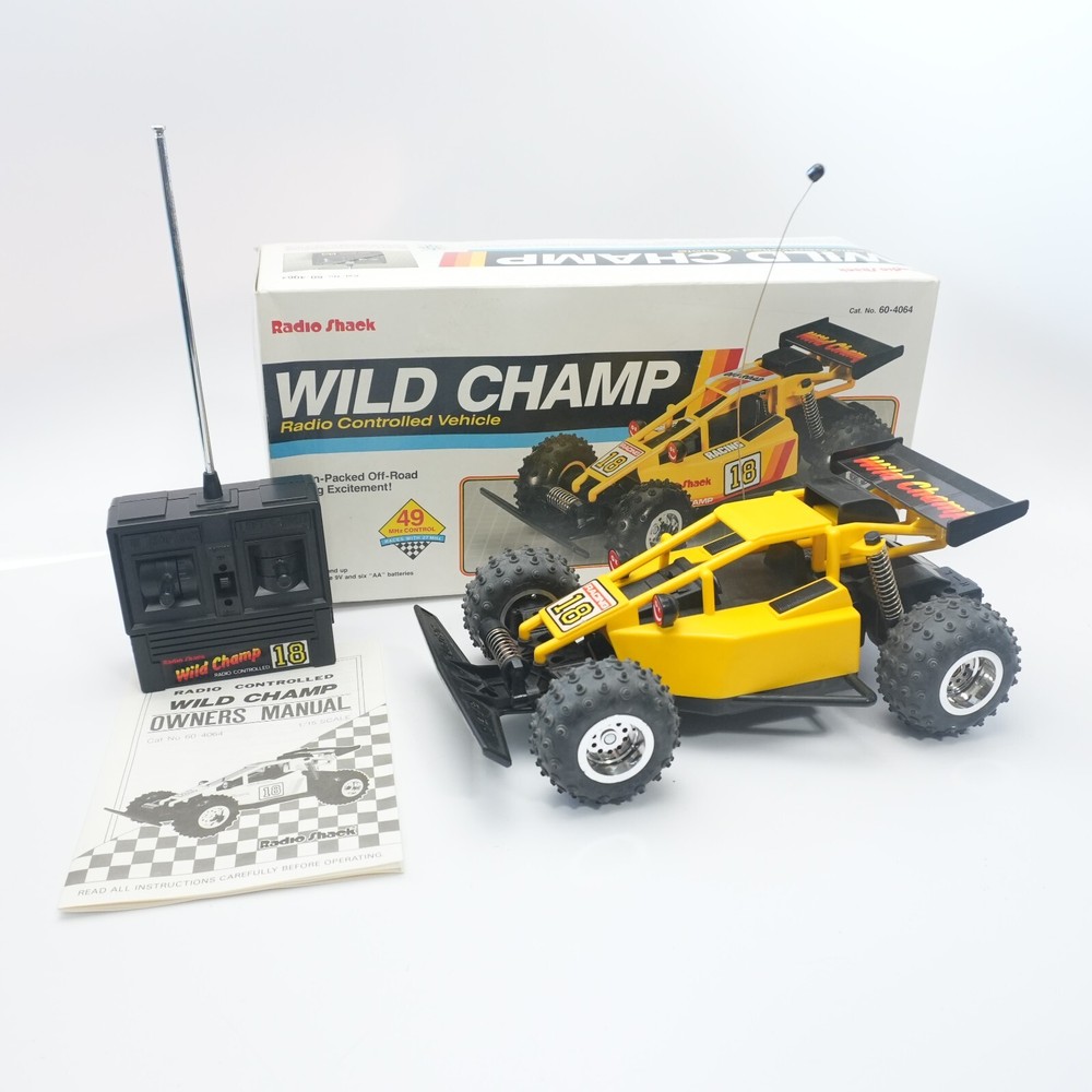 Vintage Radio Shack (Wild Champ) RC Buggy With Original Box (For Parts/Reapir)