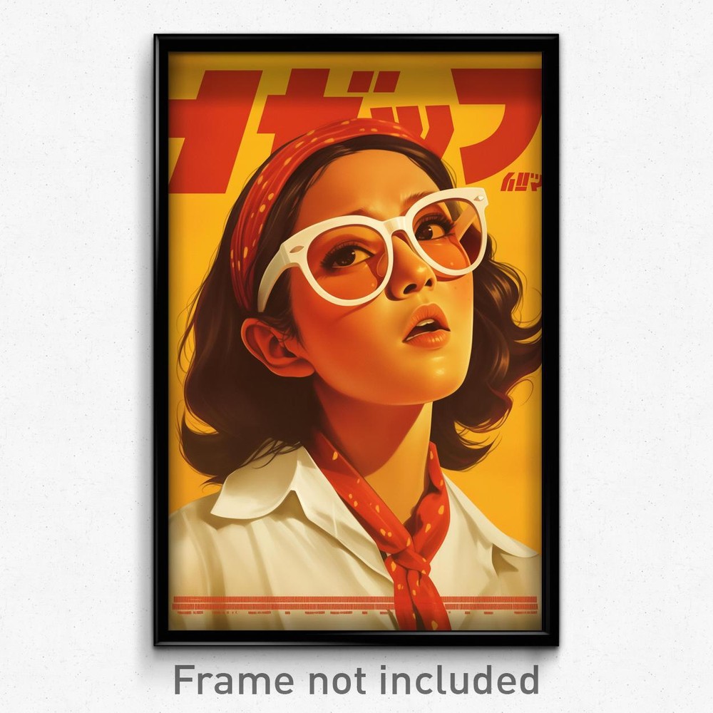 Emotional Indonesian Film Poster – Woman in White Glasses Expressing Disappointment