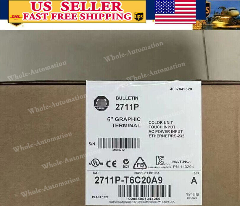 2711P-T6C20A9 New Factory Sealed AB ONE YEAR WARRANTY FAST DELIVERY 1PCS GOOD!-image