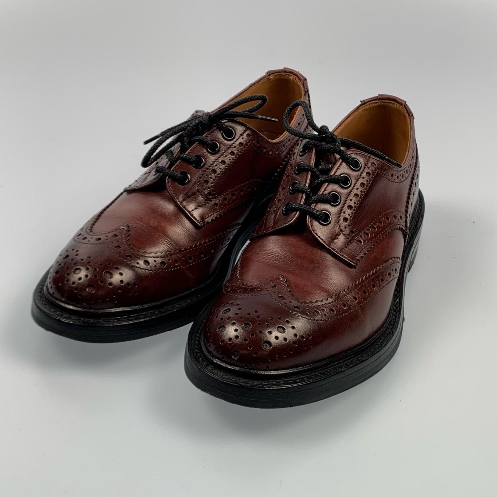 Tricker's M5633 Bourton Brown Leather Shoes UK7.5 Dainite Sole Men