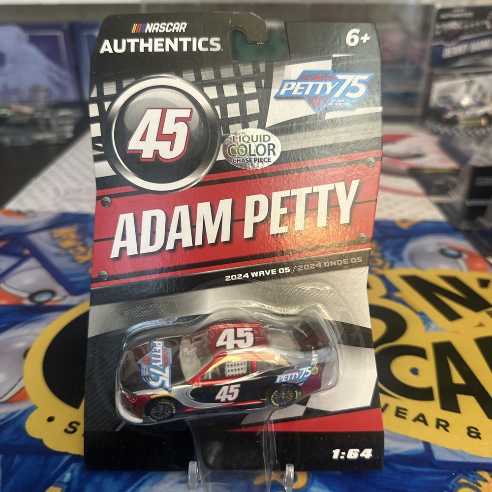 2024 Nascar Authentics Petty 75 Adam Petty Liquid Color Chase Piece