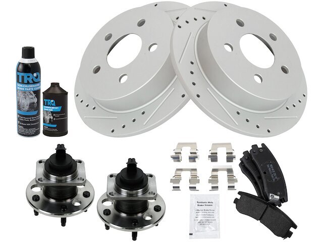 Alero 1999-2004 Rear Brake Pad Rotor Wheel Hub Kit 45BJSR