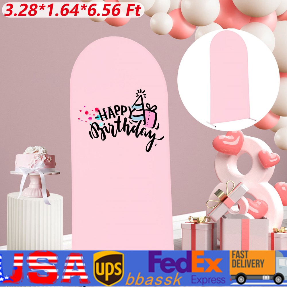 2m White Wedding Arch Stand for Flower or Balloon Backdrop Decor