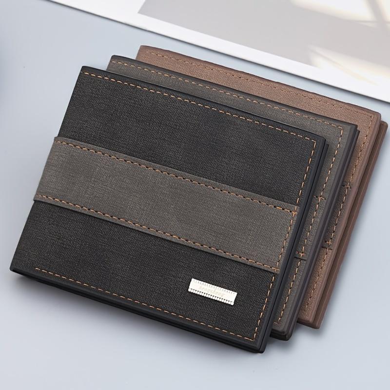 Modern Multicolor Leather Wallet – Slim Unisex Card Holder Gift