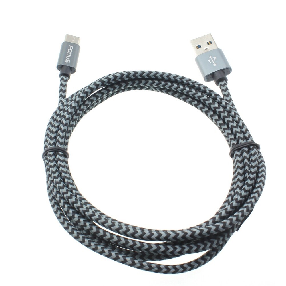 Type-C 6ft USB Cable Charger Cord Power Wire USB-C Long Braided Fast for Tablets
