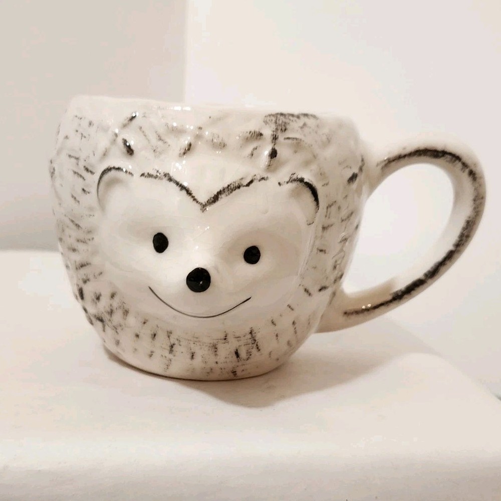Cute 3D Hedgehog Porcupine Mug Coffee Tea Cup Hot Chocolate Drinks VGC Ceramic