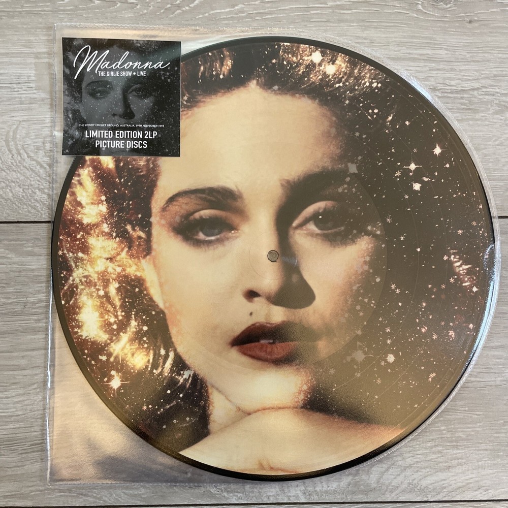 Madonna. The Girlie Show at The Sydney Cricket Ground. 2LP Picture Disc.