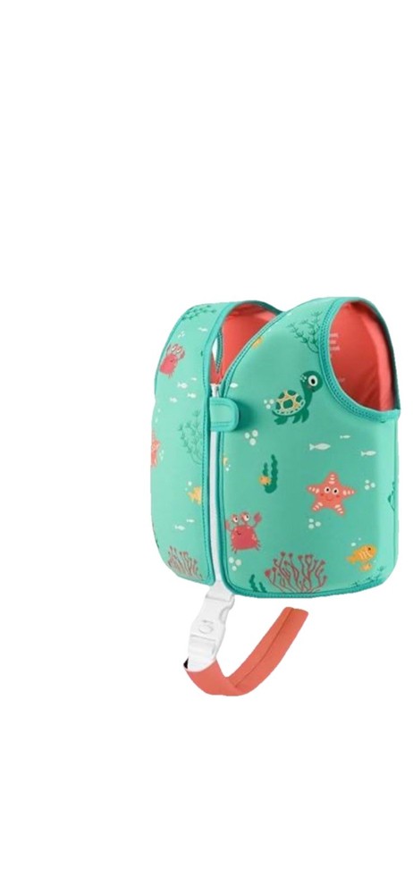 Kids Swim Vest Neoprene Swimming Aid with Adjustable Safety Strap for Age 1-3