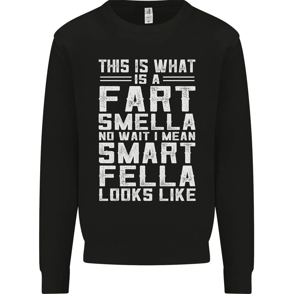 What a Fart Smella Looks Like Funny Slogan Mens Sweatshirt Jumper