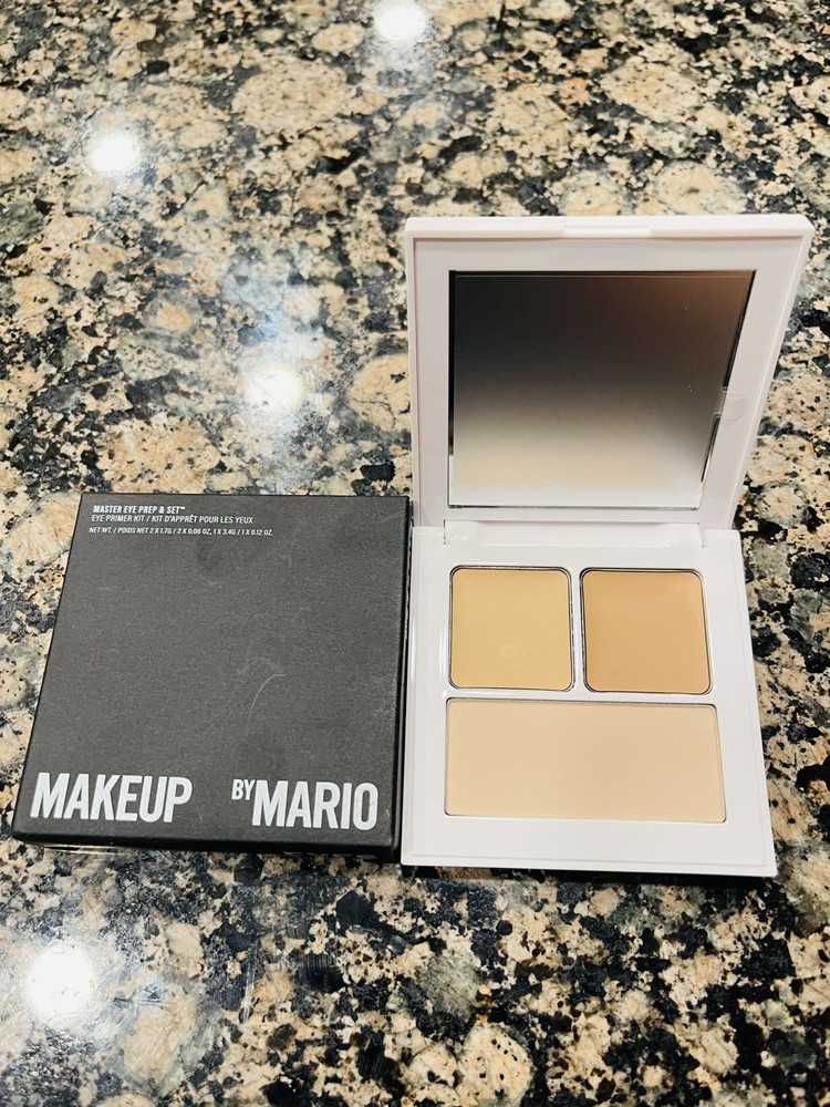 Makeup by MARIO Master Eye Prep & Set MEDIUM Primer Kit Palette~AUTHENTIC~
