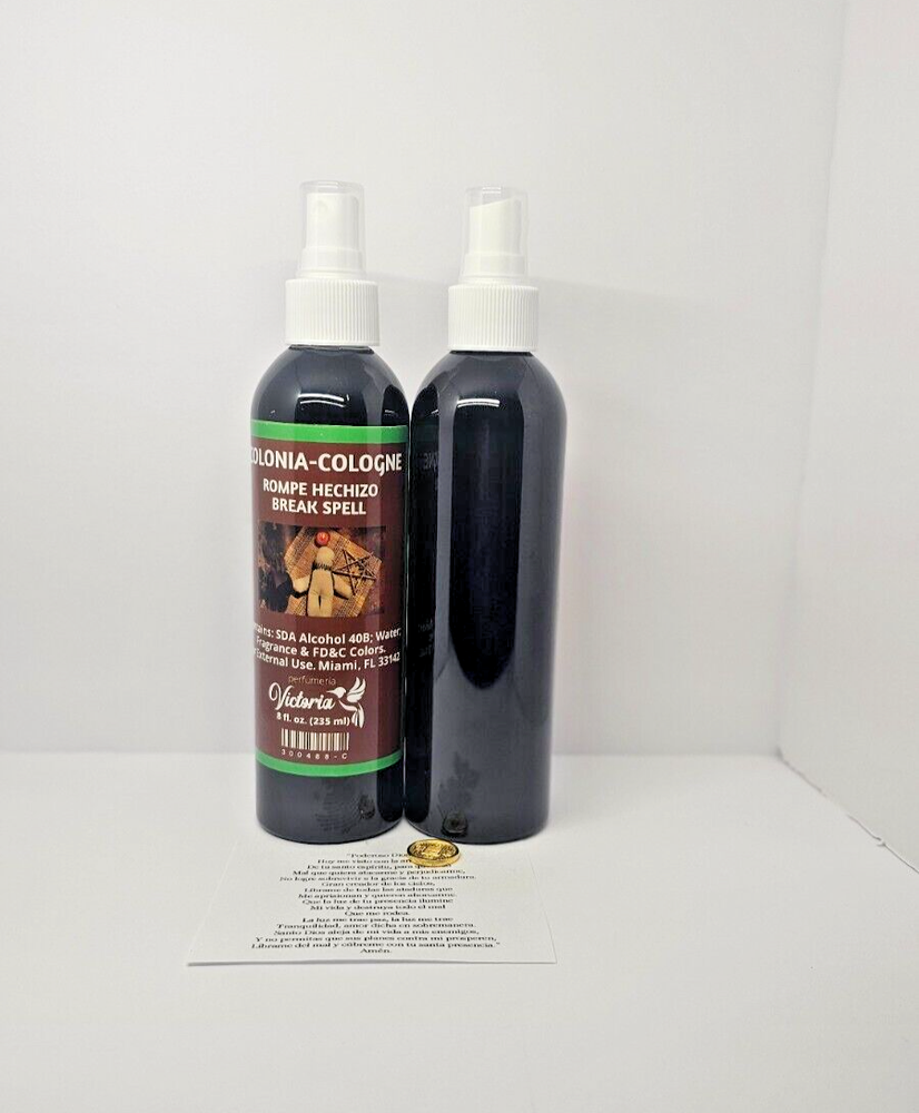 ROMPE HECHIZOS COLONIA FEROMONA/SPELL BREAKER PHEROMONES COLOGNE 1PC FREE AMULET