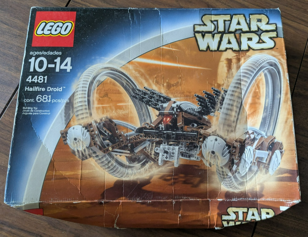 LEGO Star Wars: Hailfire Droid Set (4481) 95% New - Almost All Sealed Bags