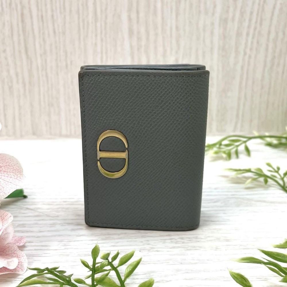 Dior Leather Trifold Wallet for Men by Christian Dior