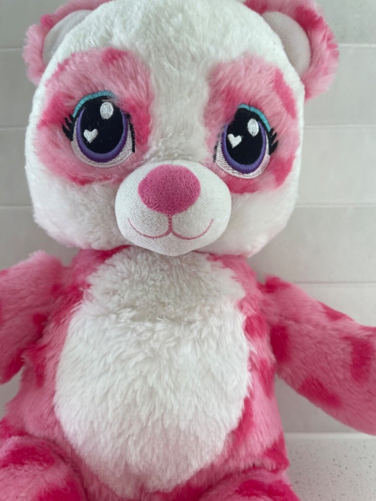Build A Bear Pink And White Plush Panda