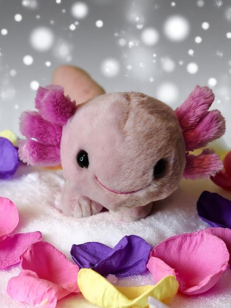 Build a Bear Pink Axolotl Plush Stuffed Animal Toy, 19