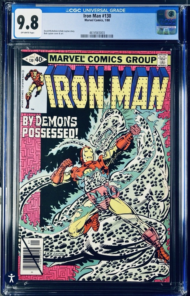 IRON MAN #130 (Marvel, 1980) CGC 9.8 BRONZE AGE NEWSSTAND