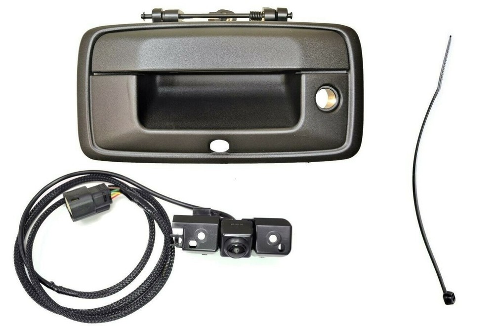 Tailgate Handle with Park Assist Back Up Camera without EZ Lift Textured Back